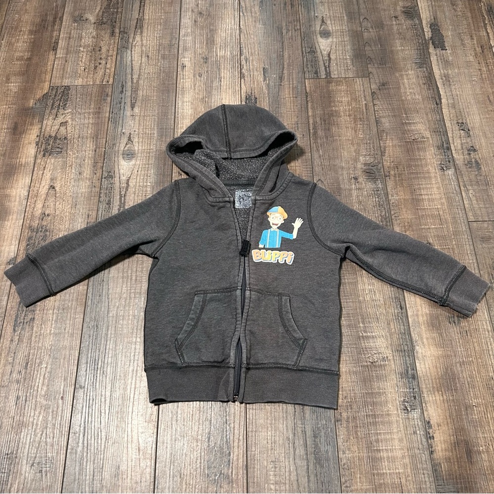 Blippi Full Zip Hoodie 3T Graphic Print Long Sleeve Cat &‎ Jack